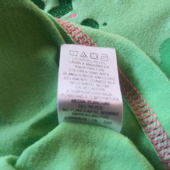 St. Patrick's Day girl's size 6 green and pink top - Picture 13 of 13